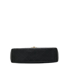 シャネル マトラッセ ココマーク チェーン ショルダーバッグ ブラック ラムスキン レディース CHANEL 【中古】