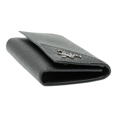 プラダ キーケース 6連 2PG222 ブラック サフィアーノレザー レディース PRADA 【中古】