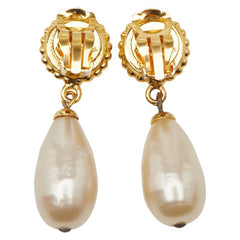 シャネル ココマーク パール イヤリング ゴールド メッキ レディース CHANEL 【中古】