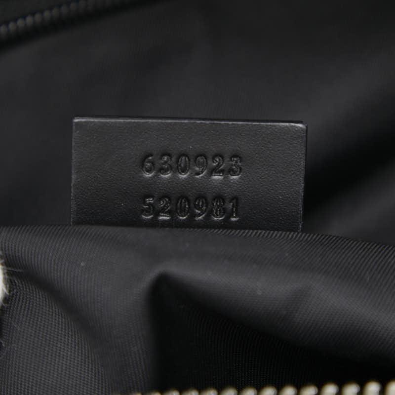 グッチ シェリーライン ハンドバッグ ショルダーバッグ 2WAY 630923 ブラック マルチカラー キャンバス レザー レディース GUCCI 【中古】