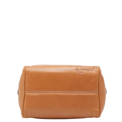 ロエベ アナグラム ミニハンドバッグ ブラウン レザー レディース LOEWE 【中古】
