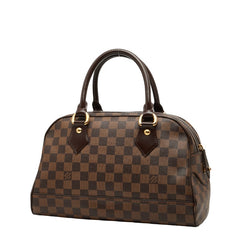 ルイ ヴィトン ダミエ ドゥオモ ショルダーバッグ N60008 ブラウン PVC レザー レディース LOUIS VUITTON 【中古】