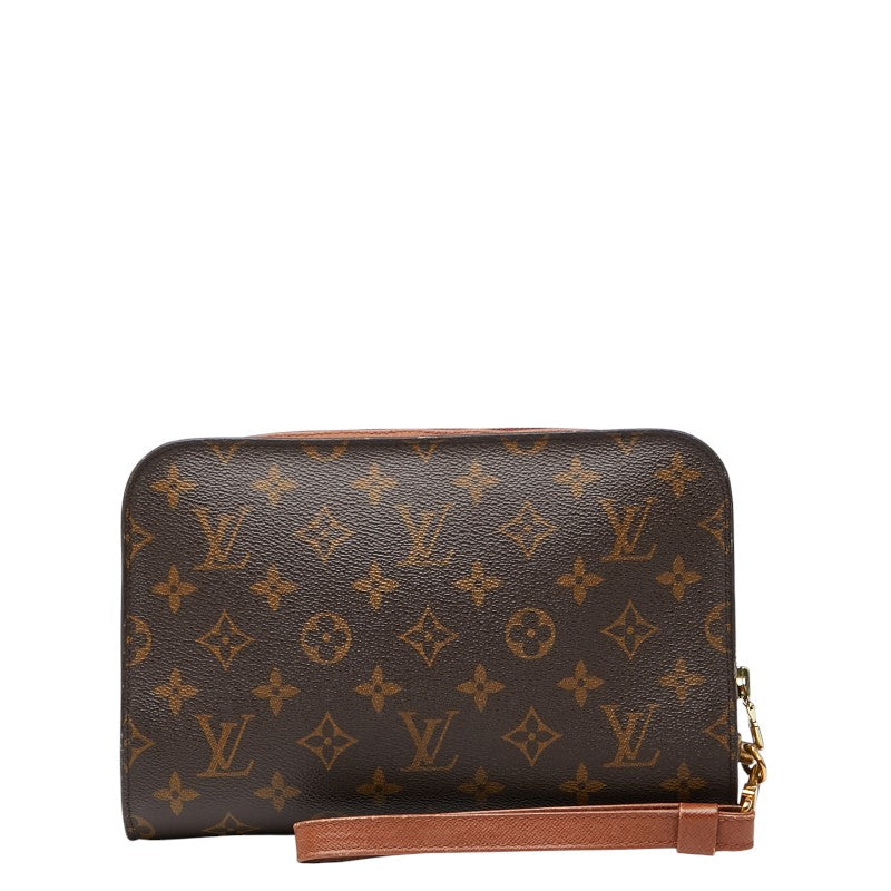 ルイ ヴィトン モノグラム オルセー クラッチバッグ セカンドバッグ M51790 ブラウン PVC レザー メンズ LOUIS VUITTON 【中古】