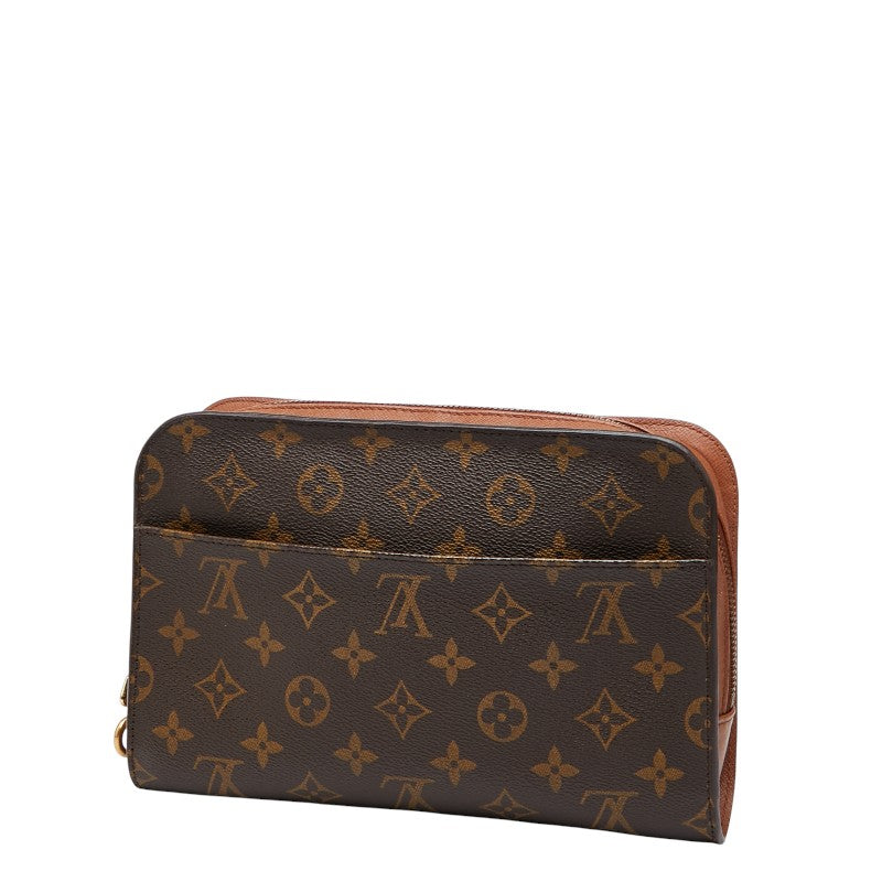ルイ ヴィトン モノグラム オルセー クラッチバッグ セカンドバッグ M51790 ブラウン PVC レザー メンズ LOUIS VUITTON 【中古】