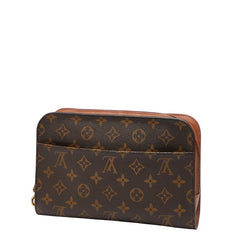 ルイ ヴィトン モノグラム オルセー クラッチバッグ セカンドバッグ M51790 ブラウン PVC レザー メンズ LOUIS VUITTON 【中古】