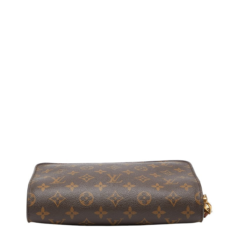 ルイ ヴィトン モノグラム オルセー クラッチバッグ セカンドバッグ M51790 ブラウン PVC レザー メンズ LOUIS VUITTON 【中古】