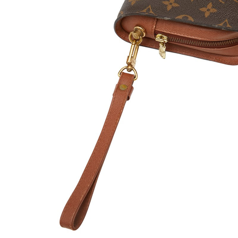 ルイ ヴィトン モノグラム オルセー クラッチバッグ セカンドバッグ M51790 ブラウン PVC レザー メンズ LOUIS VUITTON 【中古】