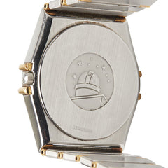 オメガ コンステレーション 腕時計 クオーツ ゴールド文字盤 ステンレススチール イエローゴールド レディース OMEGA 【中古】