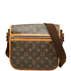 ルイ ヴィトン モノグラム メッセンジャー ボスフォールPM ショルダーバッグ メッセンジャー M40106 ブラウン PVC レザー レディース LOUIS VUITTON 【中古】