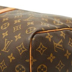 ルイ ヴィトン モノグラム キーポル バンドリエール50 ボストンバッグ M41416 ブラウン PVC レザー レディース LOUIS VUITTON 【中古】