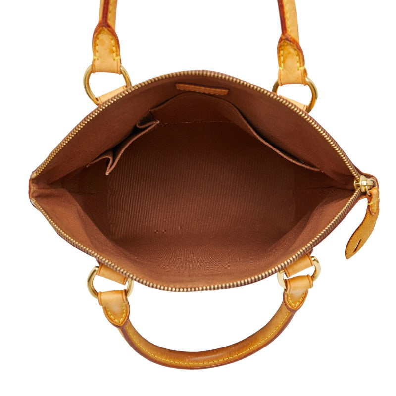 ルイ ヴィトン モノグラム ロックイット トートバッグ M40102 ブラウン PVC レザー レディース LOUIS VUITTON 【中古】