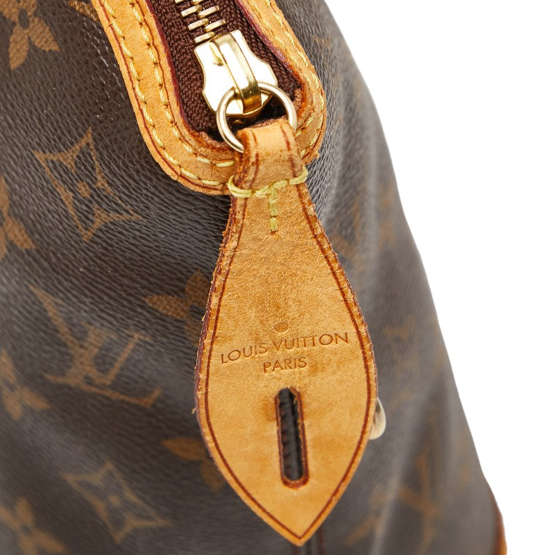 ルイ ヴィトン モノグラム ロックイット トートバッグ M40102 ブラウン PVC レザー レディース LOUIS VUITTON 【中古】