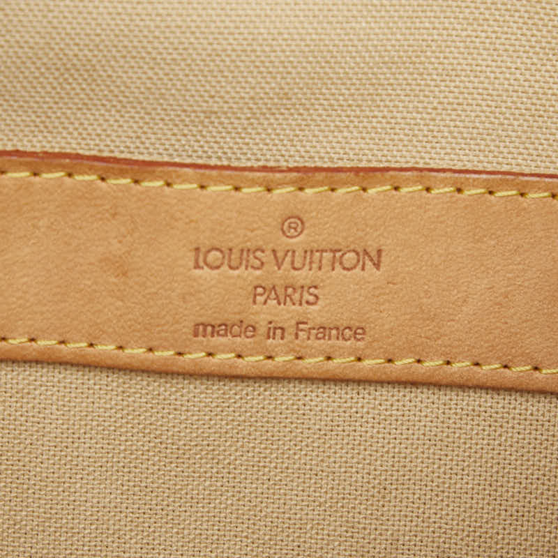 ルイ ヴィトン ダミエ アズール ナヴィグリオ ショルダーバッグ N51189 ホワイト PVC レザー レディース LOUIS VUITTON 【中古】