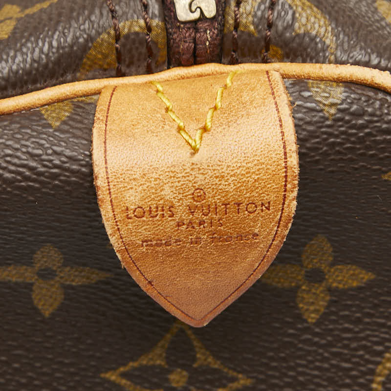 ルイ ヴィトン モノグラム キーポル55 ボストンバッグ トラベルバッグ M41424 ブラウン PVC レザー レディース LOUIS VUITTON 【中古】