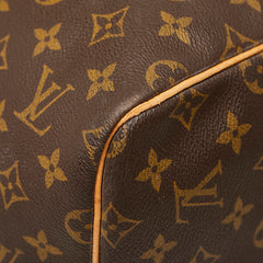 ルイ ヴィトン モノグラム キーポル55 ボストンバッグ トラベルバッグ M41424 ブラウン PVC レザー レディース LOUIS VUITTON 【中古】