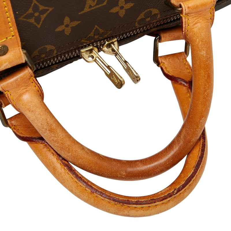 ルイ ヴィトン モノグラム キーポル55 ボストンバッグ トラベルバッグ M41424 ブラウン PVC レザー レディース LOUIS VUITTON 【中古】