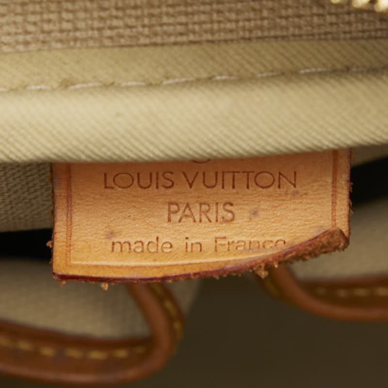 ルイ ヴィトン モノグラム ドーヴィル ハンドバッグ M47270 ブラウン PVC レザー レディース LOUIS VUITTON 【中古】