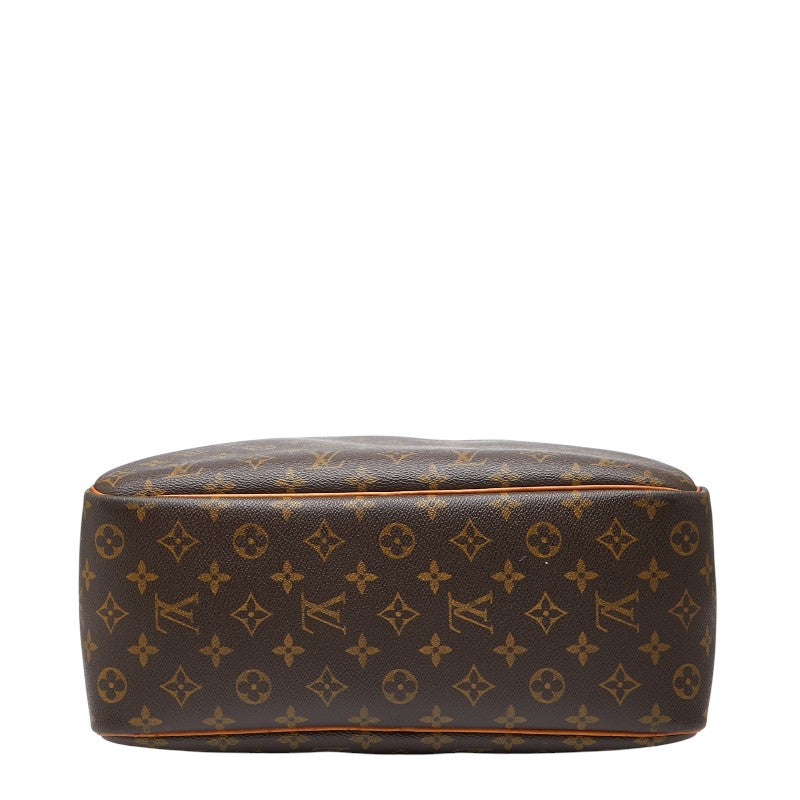 ルイ ヴィトン モノグラム ドーヴィル ハンドバッグ M47270 ブラウン PVC レザー レディース LOUIS VUITTON 【中古】