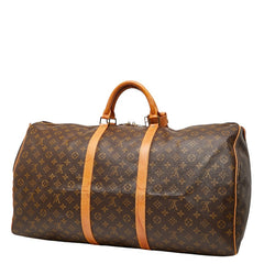 ルイ ヴィトン モノグラム キーポル60 ボストンバッグ トラベルバッグ M41422 ブラウン PVC レザー レディース LOUIS VUITTON 【中古】