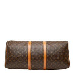 ルイ ヴィトン モノグラム キーポル60 ボストンバッグ トラベルバッグ M41422 ブラウン PVC レザー レディース LOUIS VUITTON 【中古】