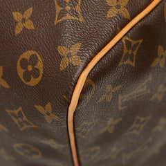 ルイ ヴィトン モノグラム キーポル60 ボストンバッグ トラベルバッグ M41422 ブラウン PVC レザー レディース LOUIS VUITTON 【中古】