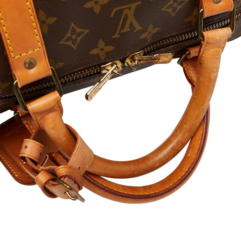 ルイ ヴィトン モノグラム キーポル60 ボストンバッグ トラベルバッグ M41422 ブラウン PVC レザー レディース LOUIS VUITTON 【中古】