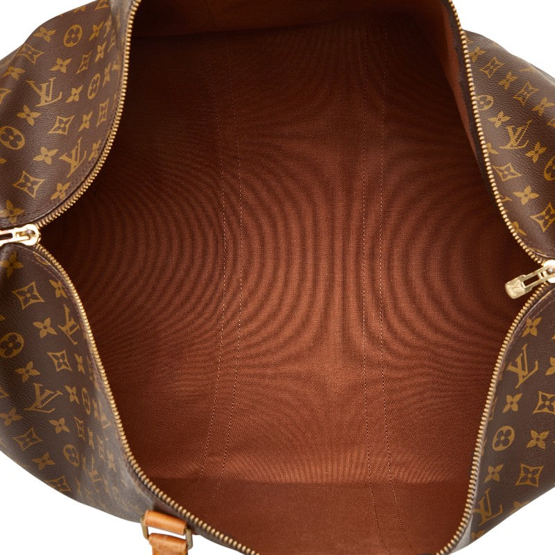 ルイ ヴィトン モノグラム キーポル60 ボストンバッグ トラベルバッグ M41422 ブラウン PVC レザー レディース LOUIS VUITTON 【中古】