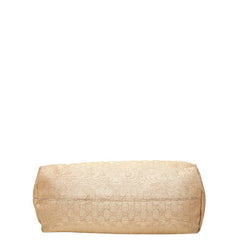 グッチ GGキャンバス ハンドバッグ トートバッグ 267474 ベージュ ゴールド キャンバス レザー レディース GUCCI 【中古】