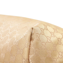 グッチ GGキャンバス ハンドバッグ トートバッグ 267474 ベージュ ゴールド キャンバス レザー レディース GUCCI 【中古】