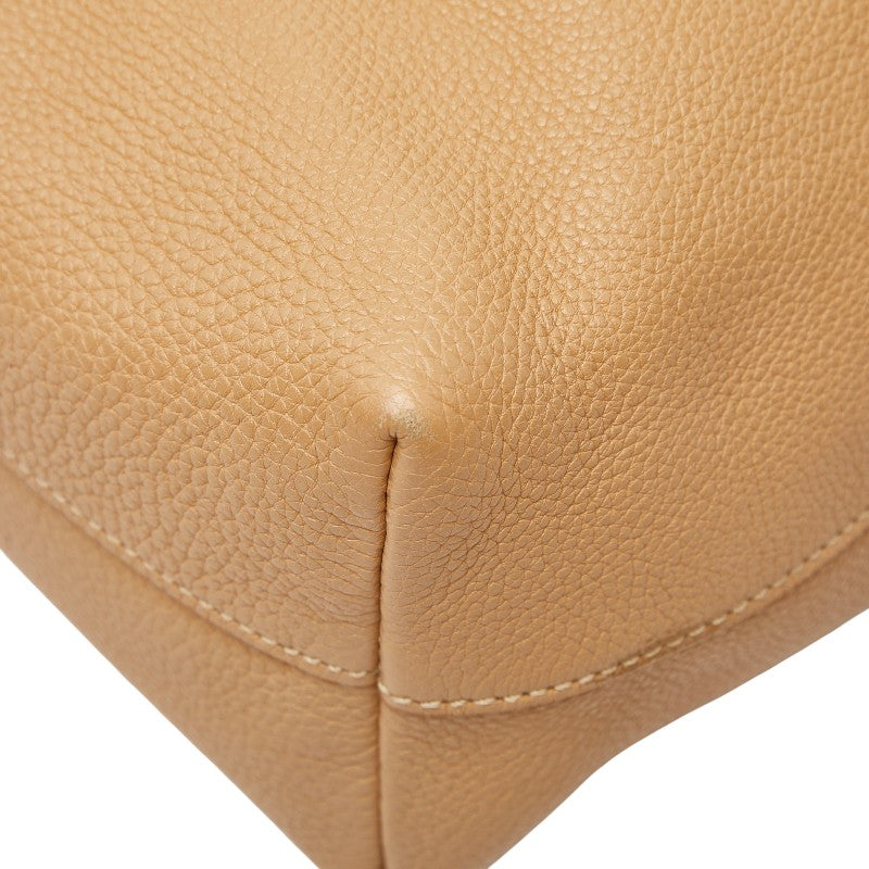 プラダ ハンドバッグ BN1713 ベージュ レザー レディース PRADA 【中古】