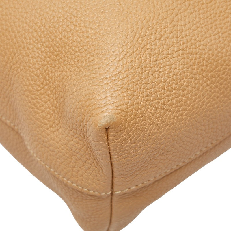 プラダ ハンドバッグ BN1713 ベージュ レザー レディース PRADA 【中古】