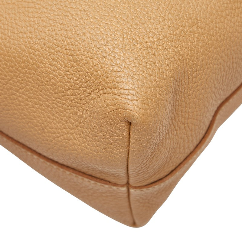 プラダ ハンドバッグ BN1713 ベージュ レザー レディース PRADA 【中古】
