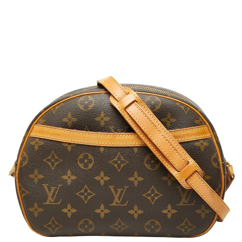 ルイ ヴィトン モノグラム ブロワ 斜め掛け ショルダーバッグ M51221 ブラウン PVC レザー レディース LOUIS VUITTON 【中古】