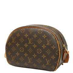 ルイ ヴィトン モノグラム ブロワ 斜め掛け ショルダーバッグ M51221 ブラウン PVC レザー レディース LOUIS VUITTON 【中古】