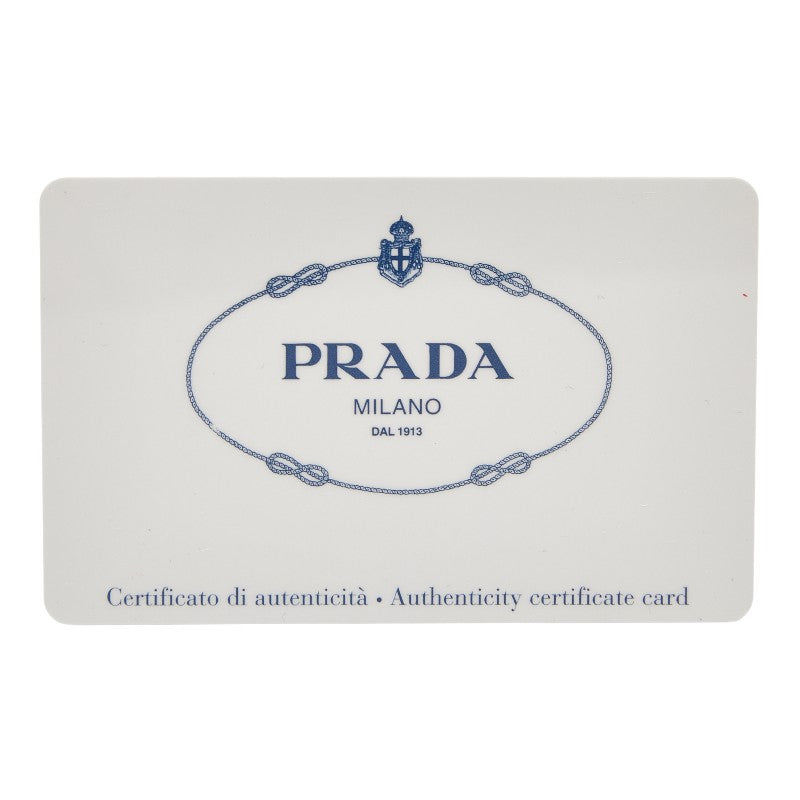 プラダ 三角ロゴプレート ガレリア ハンドバッグ ショルダーバッグ 2WAY BN2274 レッド サフィアーノレザー レディース PRADA 【中古】