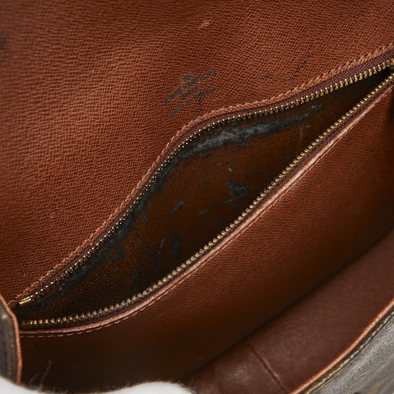 ルイ ヴィトン モノグラム サンクルー24 斜め掛け ショルダーバッグ M51242 ブラウン PVC レザー レディース LOUIS VUITTON 【中古】