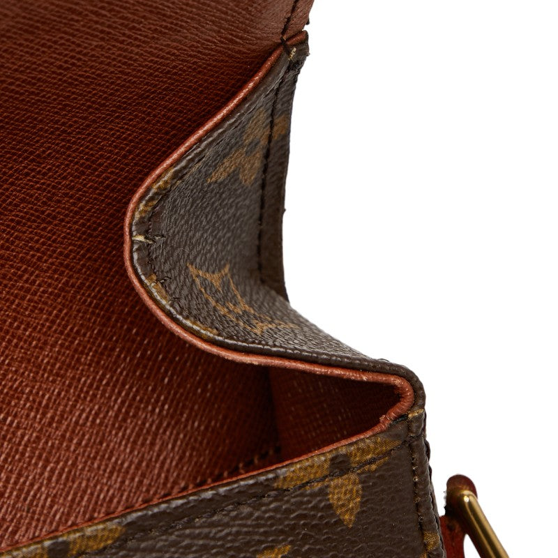 ルイ ヴィトン モノグラム サンクルー24 斜め掛け ショルダーバッグ M51242 ブラウン PVC レザー レディース LOUIS VUITTON 【中古】