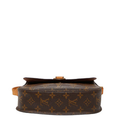ルイ ヴィトン モノグラム サンクルー24 斜め掛け ショルダーバッグ M51242 ブラウン PVC レザー レディース LOUIS VUITTON 【中古】
