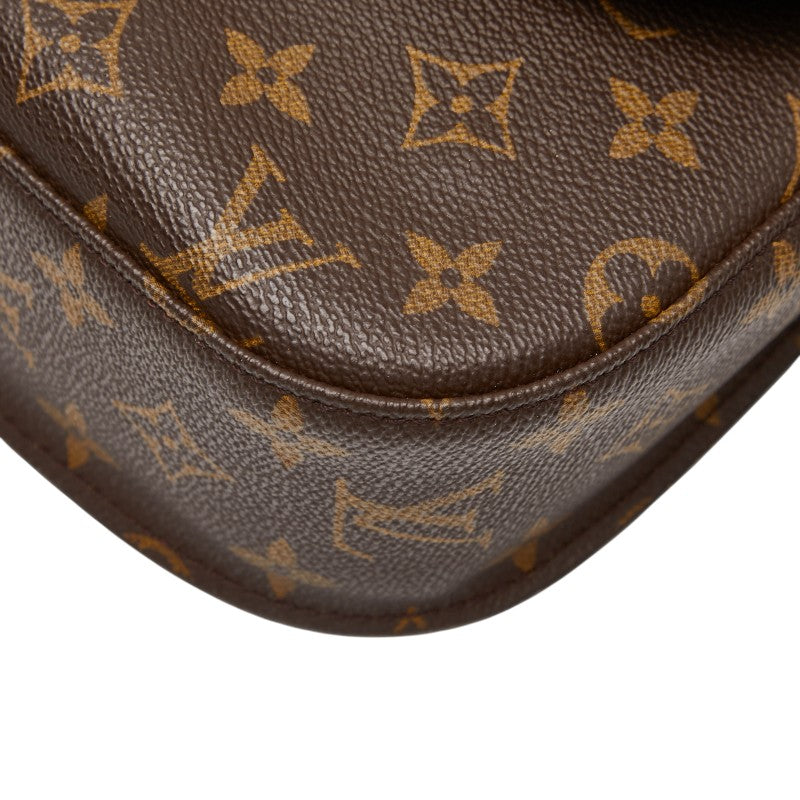 ルイ ヴィトン モノグラム サンクルー24 斜め掛け ショルダーバッグ M51242 ブラウン PVC レザー レディース LOUIS VUITTON 【中古】