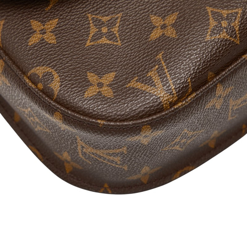 ルイ ヴィトン モノグラム サンクルー24 斜め掛け ショルダーバッグ M51242 ブラウン PVC レザー レディース LOUIS VUITTON 【中古】