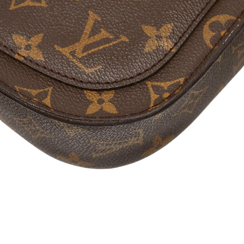 ルイ ヴィトン モノグラム サンクルー24 斜め掛け ショルダーバッグ M51242 ブラウン PVC レザー レディース LOUIS VUITTON 【中古】