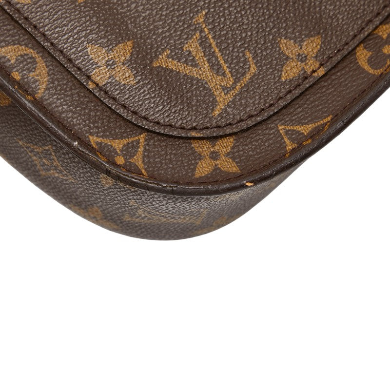 ルイ ヴィトン モノグラム サンクルー24 斜め掛け ショルダーバッグ M51242 ブラウン PVC レザー レディース LOUIS VUITTON 【中古】