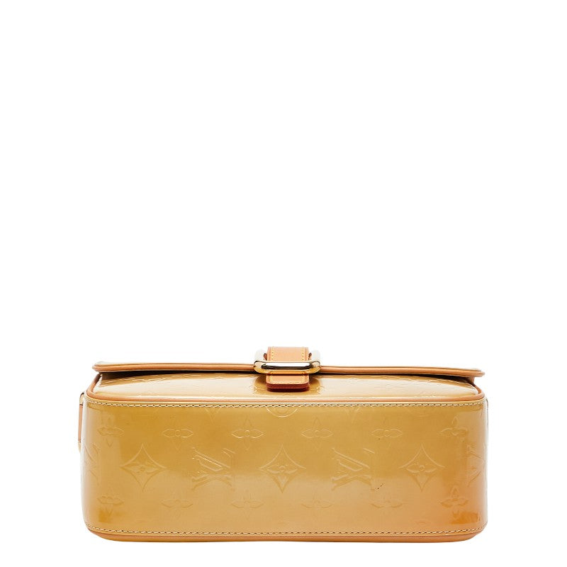 ルイ ヴィトン モノグラム ヴェルニ クリスティGM ショルダーバッグ M91147 ベージュ パテントレザー レディース LOUIS VUITTON 【中古】