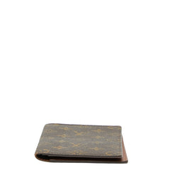 ルイ ヴィトン モノグラム ポルトカルトクレディ 札入れ 長財布 M60825 ブラウン PVC レザー レディース LOUIS VUITTON 【中古】