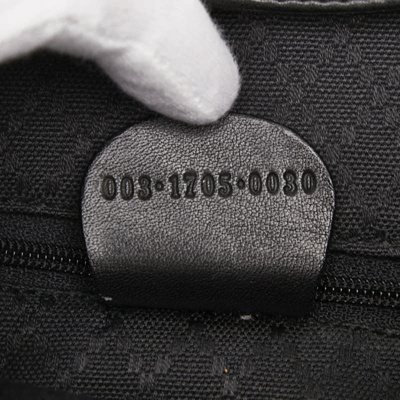 グッチ バンブー リュック バックパック 003 1705 0030 ブラック スウェード レザー レディース GUCCI 【中古】