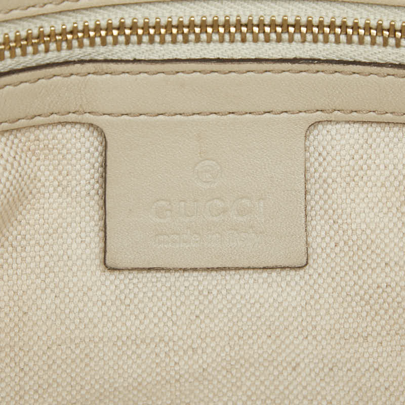 グッチ GGキャンバス メイフェア トートバッグ ショルダーバッグ 2WAY 269894 ベージュ アイボリー キャンバス レザー レディース GUCCI 【中古】