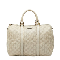 グッチ グッチシマ ハンドバッグ 193603 アイボリー レザー レディース GUCCI 【中古】
