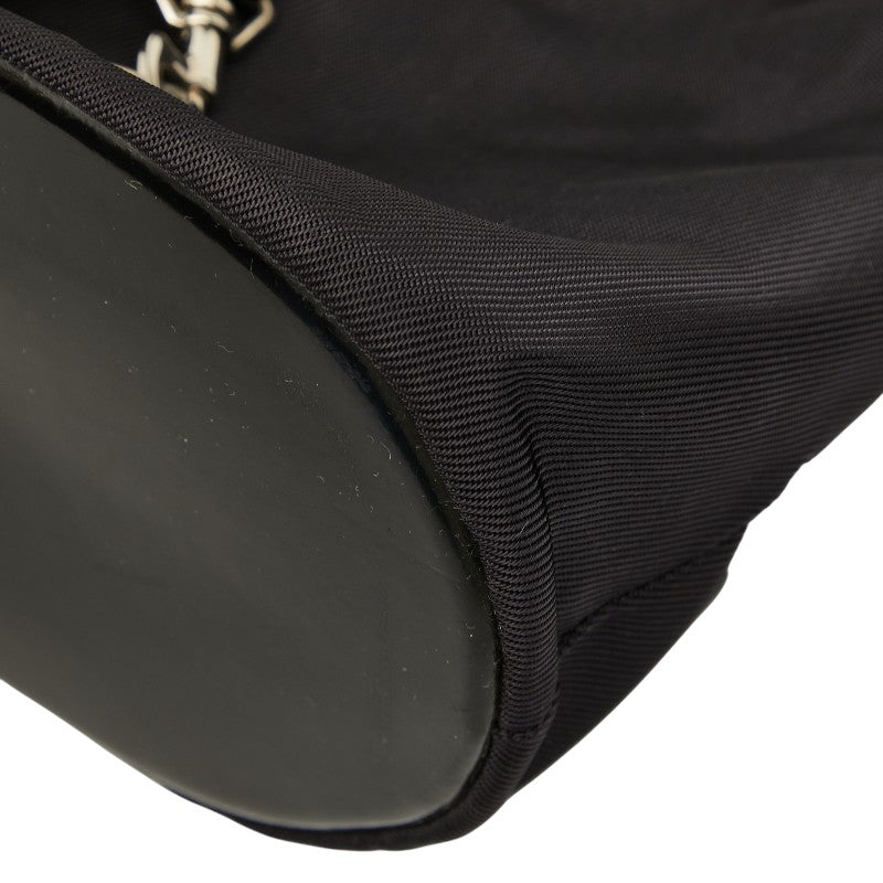 グッチ バンブー ハンドバック ショルダーバッグ2WAY 003 2854 ブラック ナイロン レザー レディース GUCCI 【中古】