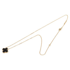 ヴァンクリーフ＆アーペル ヴィンテージ アルハンブラ ネックレス VCARA45800 ゴールド ブラック K18YG イエローゴールド オニキス レディース Van Cleef & Arpels 【中古】