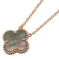 ヴァンクリーフ＆アーペル ヴィンテージ アルハンブラ ネックレス VCARP4KK00 ゴールド グレー K18PG ピンクゴールド レディース Van Cleef & Arpels 【中古】